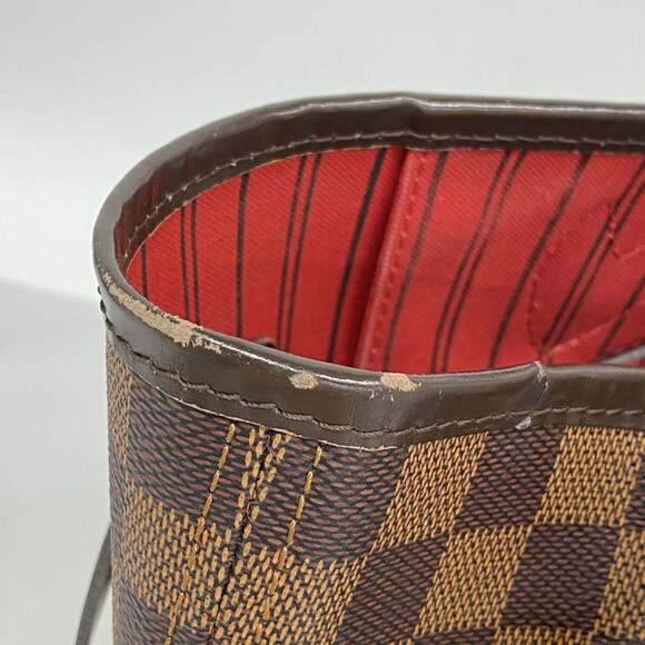 LOUIS VUITTON Brown Damier Neverfull MM Tote Bag - Picture 6 of 11